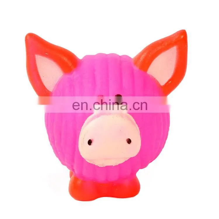 Cow Shaped Puppy Dog Toys Chewing Squeaky Vinyl Pet Toys With Sound Squeaker