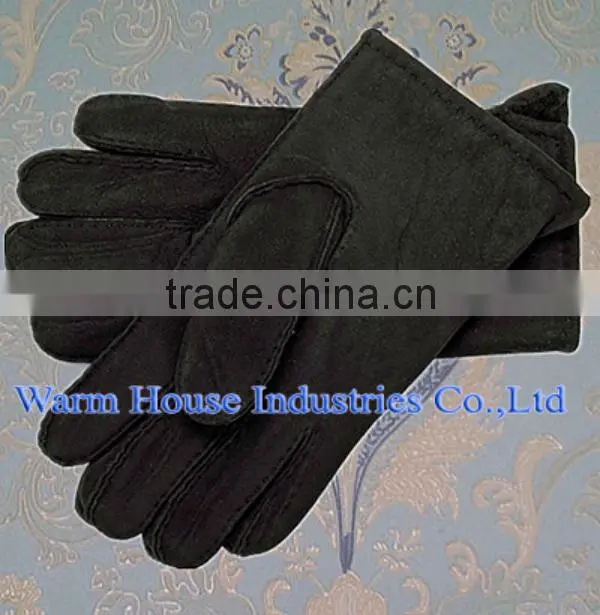 2015 100% Handmade Genuine Leather Fashion Leather Gloves for Men