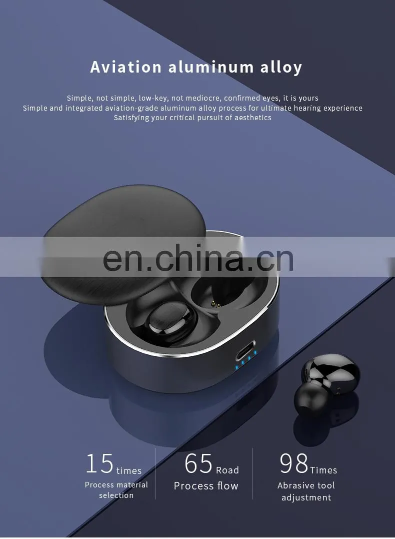 2021 hotsale Double calling True wireless stereo Mini earphones high quality noise cancelling sport headphone with logo