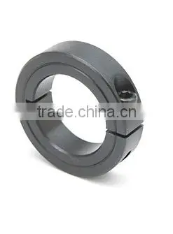 1C-031-S T303 Stainless Steel One-Piece Clamping Collar, 5/16" Bore Size, 11/16" OD, With 4-40 x 3/8 Set Screw