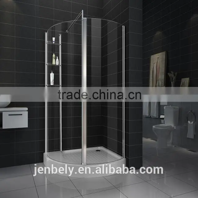 8mm Round walk-in shower room with door shower