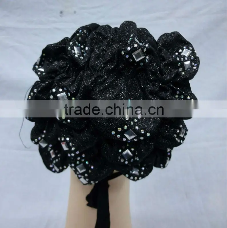 A473 latest fashion turban elastic islamic cap/MUSLIM HIJAB