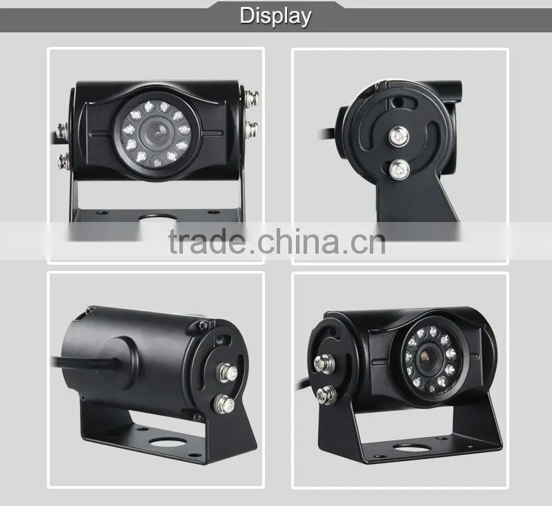 Wide view car backup camera car parking surveillance camera waterproof ir hd ccd camera