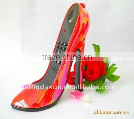 Novelty high-heel Corded Phone Telephone
