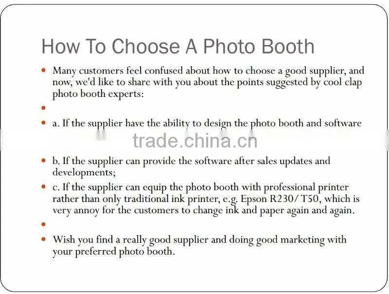Most Fashional Wedding Photo Kiosk Machine Digital Equipment Photography
