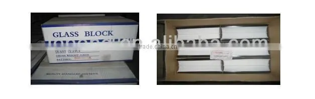 Colored Glass Brick for Decoration for bar with ISO Certificate
