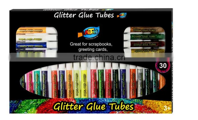 30pc*10ml glitter glue ARTOYS A0068