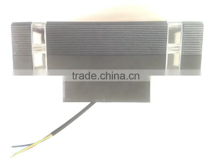 High Quality High Power 2x6W Wall Mount Black LED Up Down Wall Light