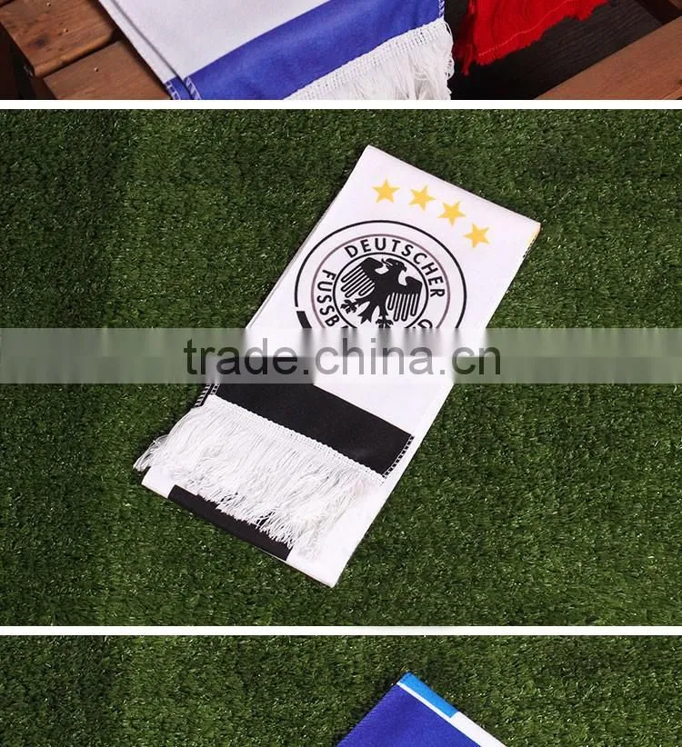 Soccer team new fashion custom fans scarf Promotion sport scarf