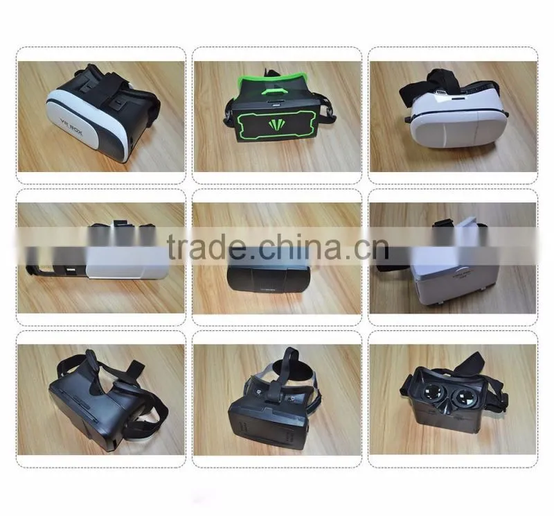 Head Mount Hot selling VR box 3D google glasses for samsung S7 and S7 edge