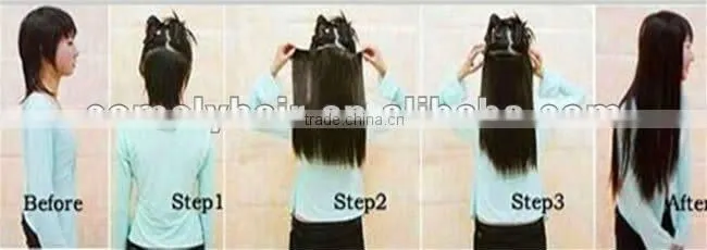 Top Quality Blonde Remy Clip Hair Extensions