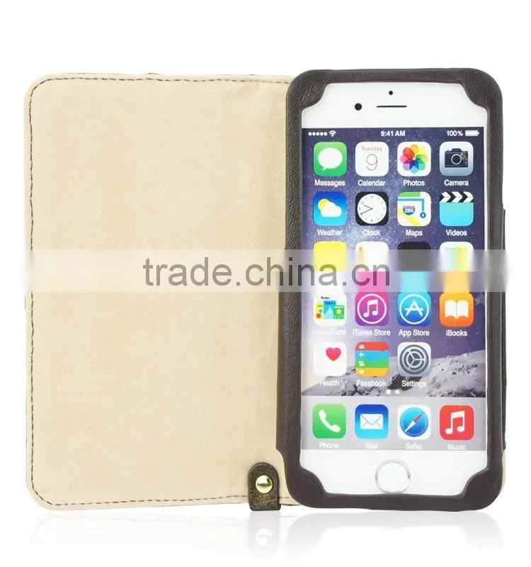 High Quality Wholesale Ostrich Skin Leather Phone Cases for iphone 6