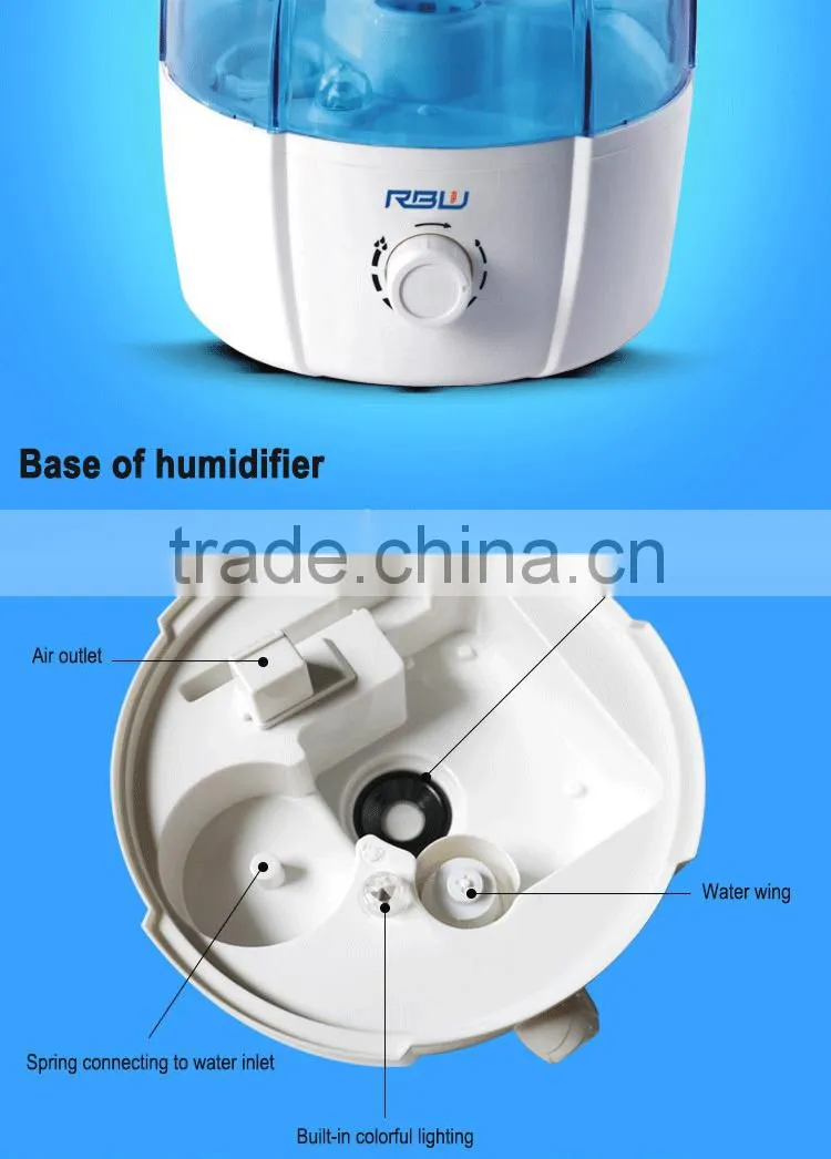 HOT Selling 4.0L Capacity Portable Ultrosonic Humidifier