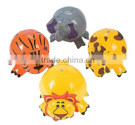 Inflatable Zoo Animal Shaped Beach Balls