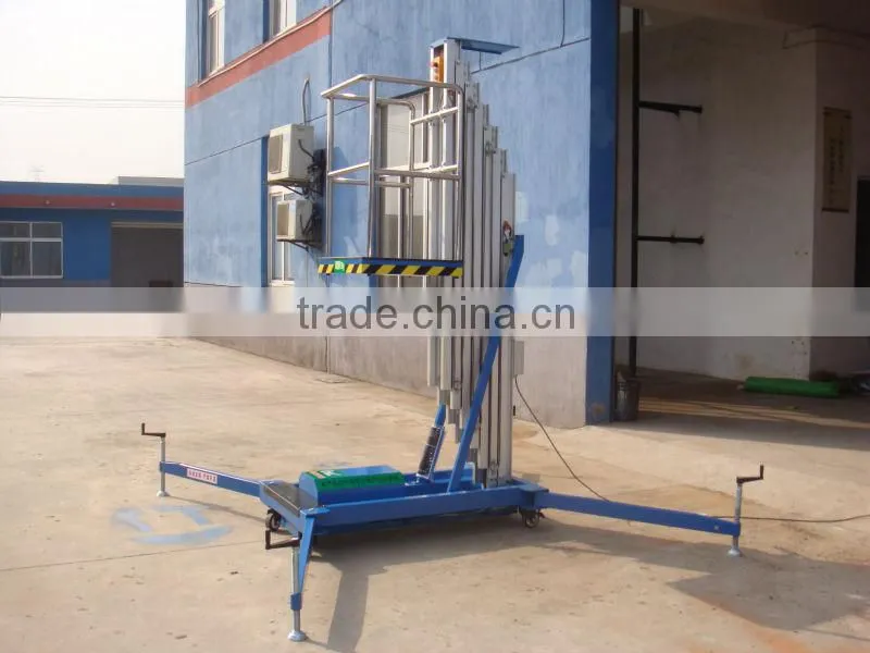 Mobile electric aluminum aerial lifting work platform