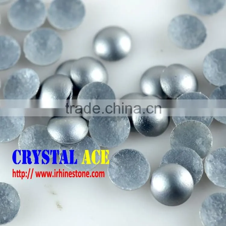 5mm Frost Gray color hotfix lead free aluminum pearl China