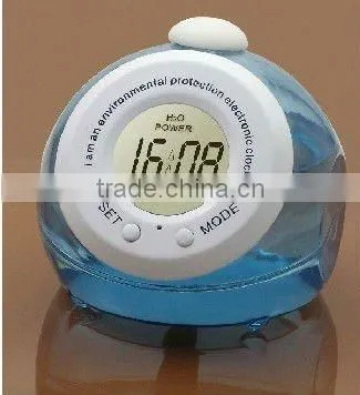 Pump shape clock water power LCD clock