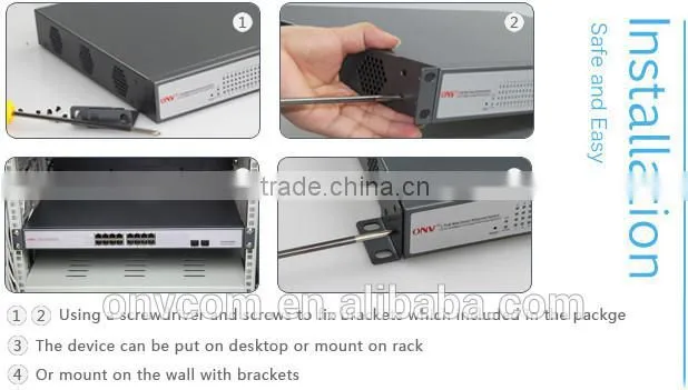 8 Ports Full Gigabit PoE Switch Series