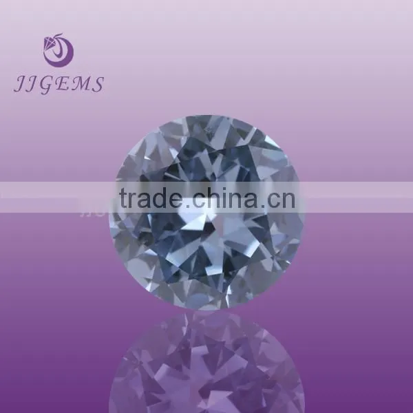 Best Selling round shape synthetic blue spinel