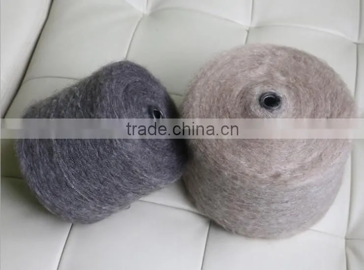 4.2NM/1Wool/Acrylic /mohair blened yarn spun fancy yarn for Knitting Scarf/Sweater
