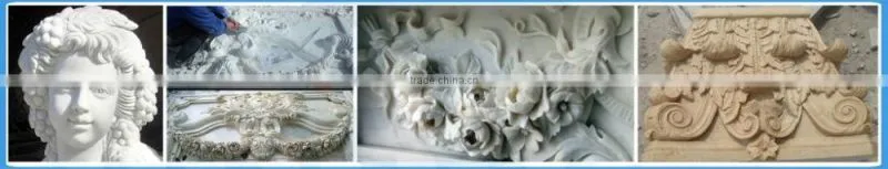 hand carved white marble decorative fireplace frame