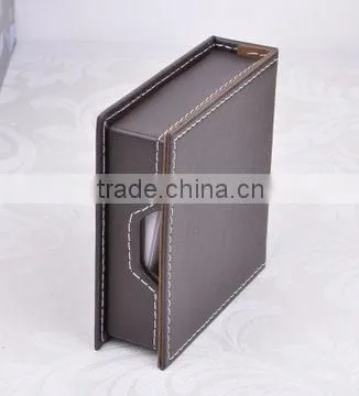High Quality Custom Handmade Leather Memo Pad Box