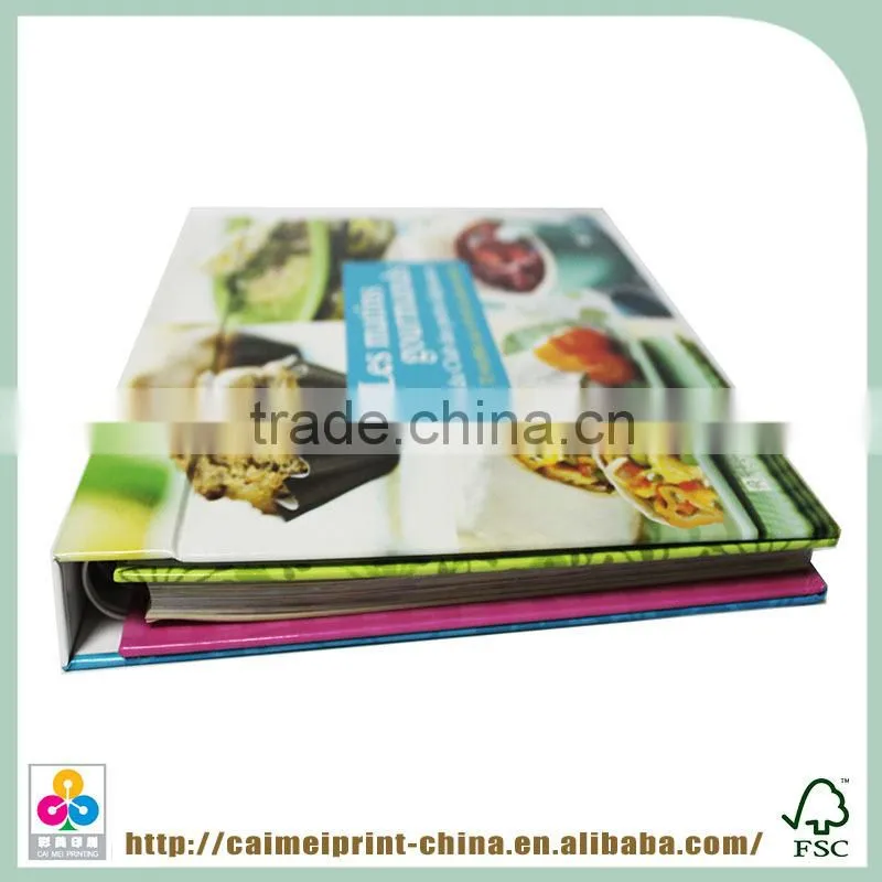 spiral binding hardcover cheap photo book bulk printing