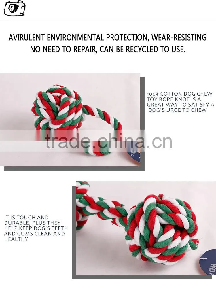 hot selling rope toys for dog cotton rope facctory directly provide