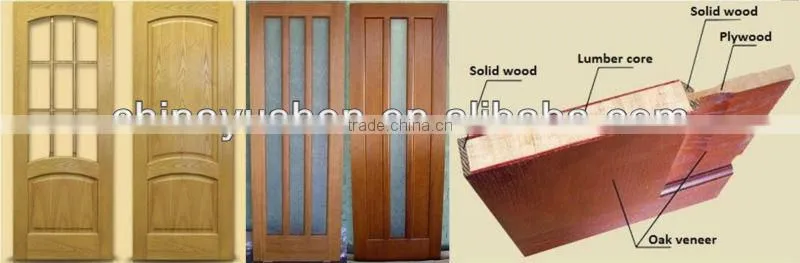 Advanced technology with natural appearance solid Wood interior Door