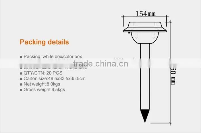 GH-318 Outdoor Lawn Garden Solar Powered Mice Mole Mouse Gopher rodent pest control equipment