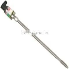 Melt pressure transducer with vertical tube , Hirschman connect