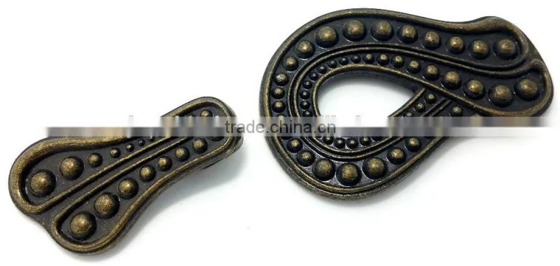 Metal colored gunmetal fashion d ring belt buckle