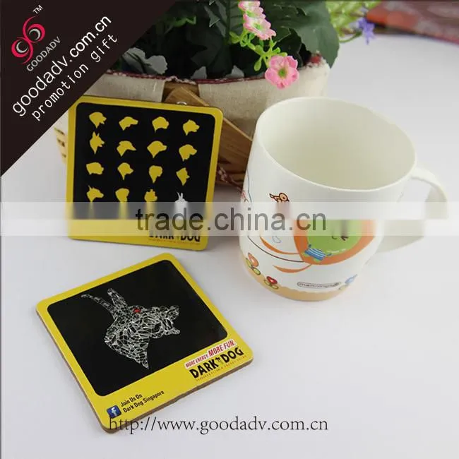 Factory manufacture custom printed personalised coasters