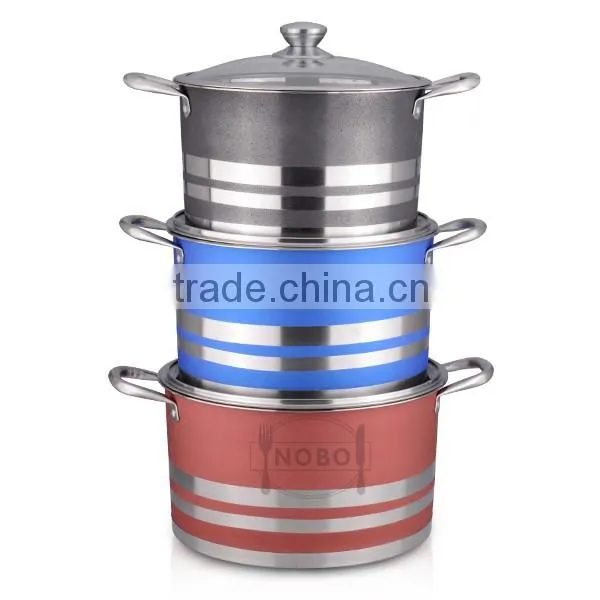steel handle cookware sets for cooking Food