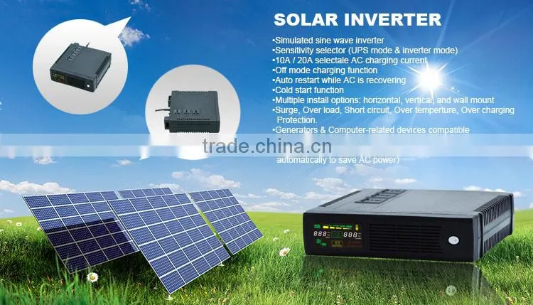 dc to ac 12v 220v 50Hz solar modified sine wave inverter