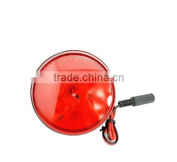 12V Waterproof LED Flashing Strobe Light Security Warning Light Sound Alarm 11