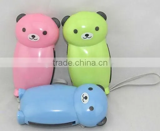 Hand Pressing FlashLight/LED torch