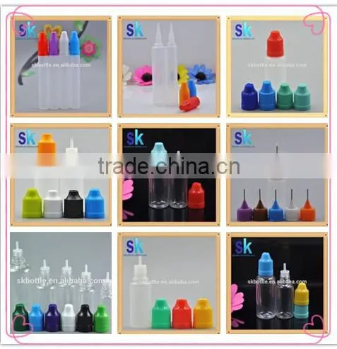 beautiful unicorn bottle 15ml 30ml pe plastic bottle with colorful screw cap for e liquid wholesale