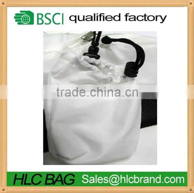 RPET custom print zipper bag with shoulder strap HL-RP009
