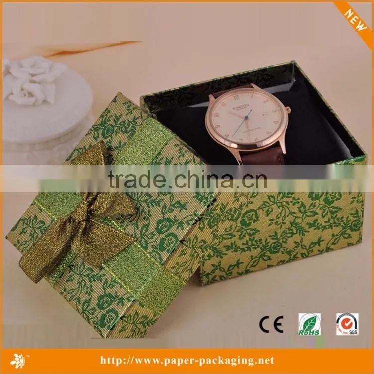 Fashion design watch box paper jewelry box