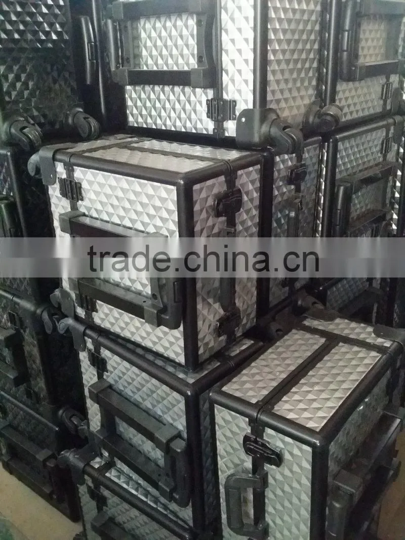 360 degree trolley vanity beauty case