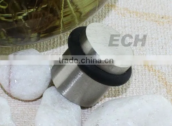 High quality antique stainless steel wooden round door stopper types