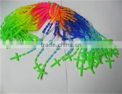 Hot sales charming new style giveaway promotional colorful bead silicone necklace,silicone baby teething necklace wholesale