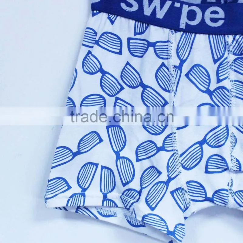 China children's underwear factory top quality boxer style boys underwear