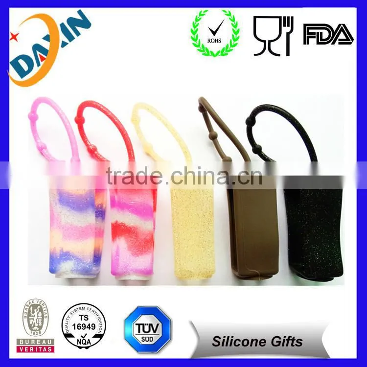 2015 Newest popular silicone hand sanitizer pocketbac holder