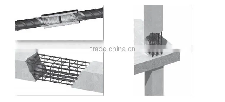 Taper postional rebar coupler,Taper Lock Rebar coupler, Tapered threaded Transitional rebar coupler