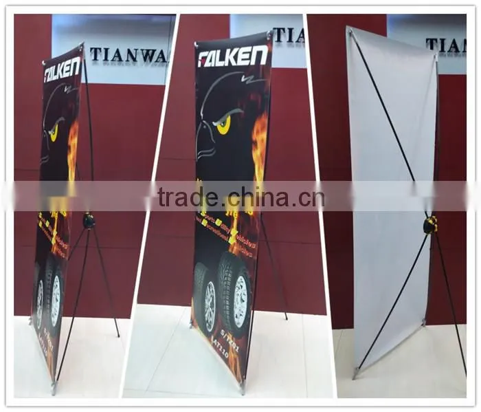 X Banner Stand Exhibition Banner Tension Display Folding Promotional Stand