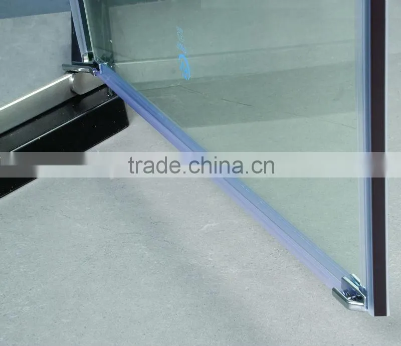 Stainless Steel Glass hinge Pivoted Shower Room (KK3129)