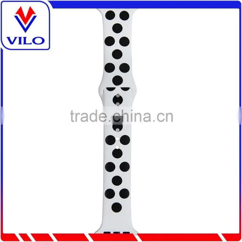 For Apple Watch Best Selling Fashion Design OEM Silicone Watch Strap Watch Band
