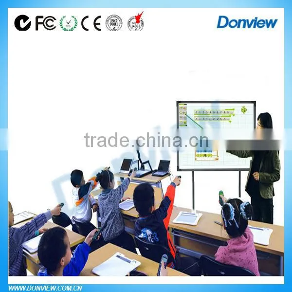 Interactive whiteboard and wireless writing tablet for classroom